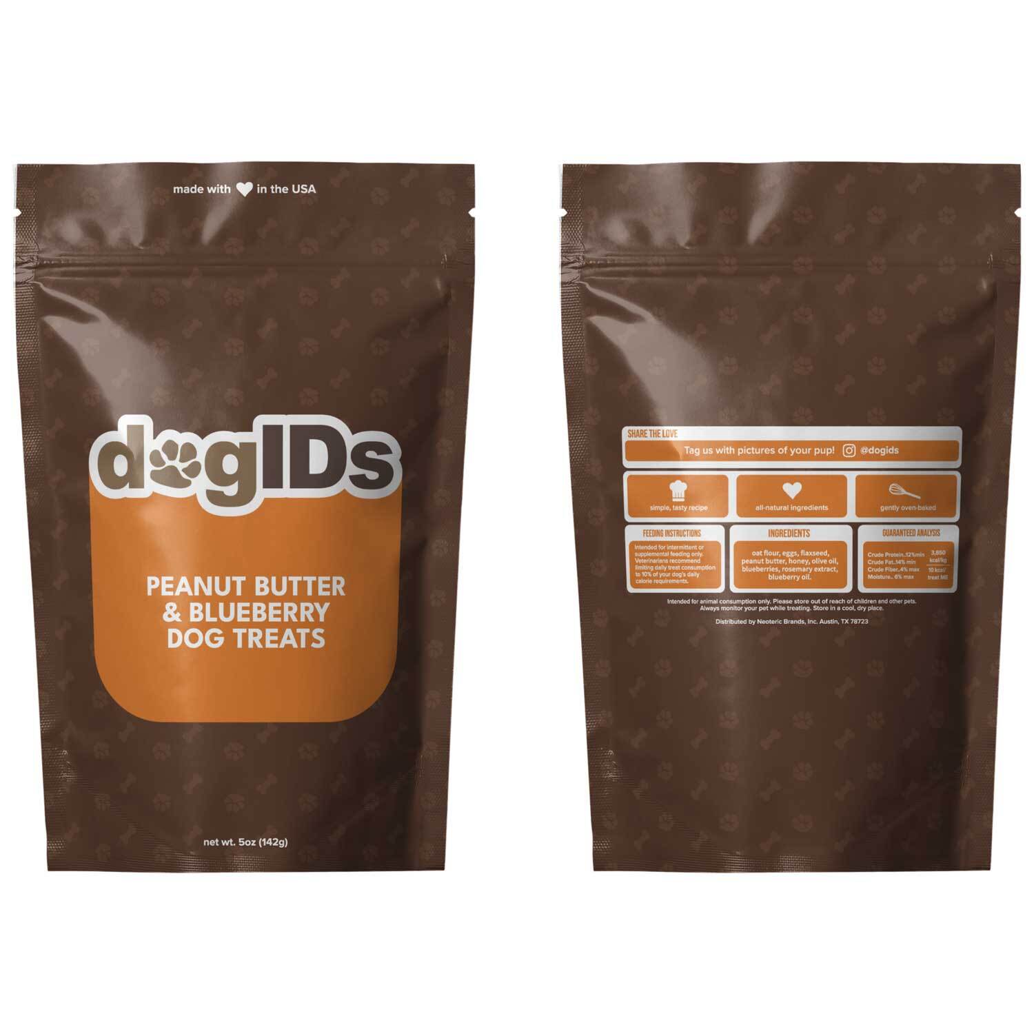 dogIDs Peanut Butter & Blueberry Treats