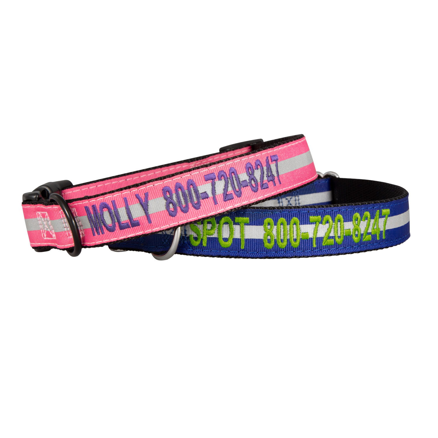 Embroidered Reflectie Dog Collar