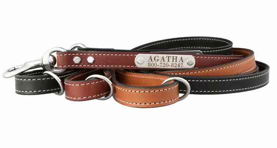 leather dog leashes