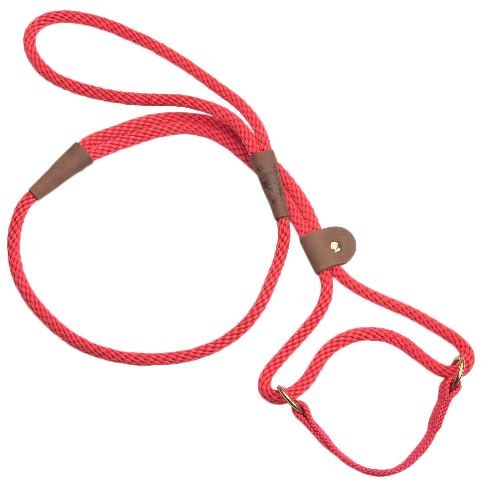 Dog Walker Martingale Leash Mendota Martingale Leash in Red