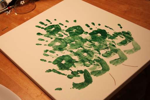 Paint Hand Print Tree