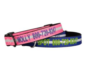 Nylon Embroidered Reflective Collars