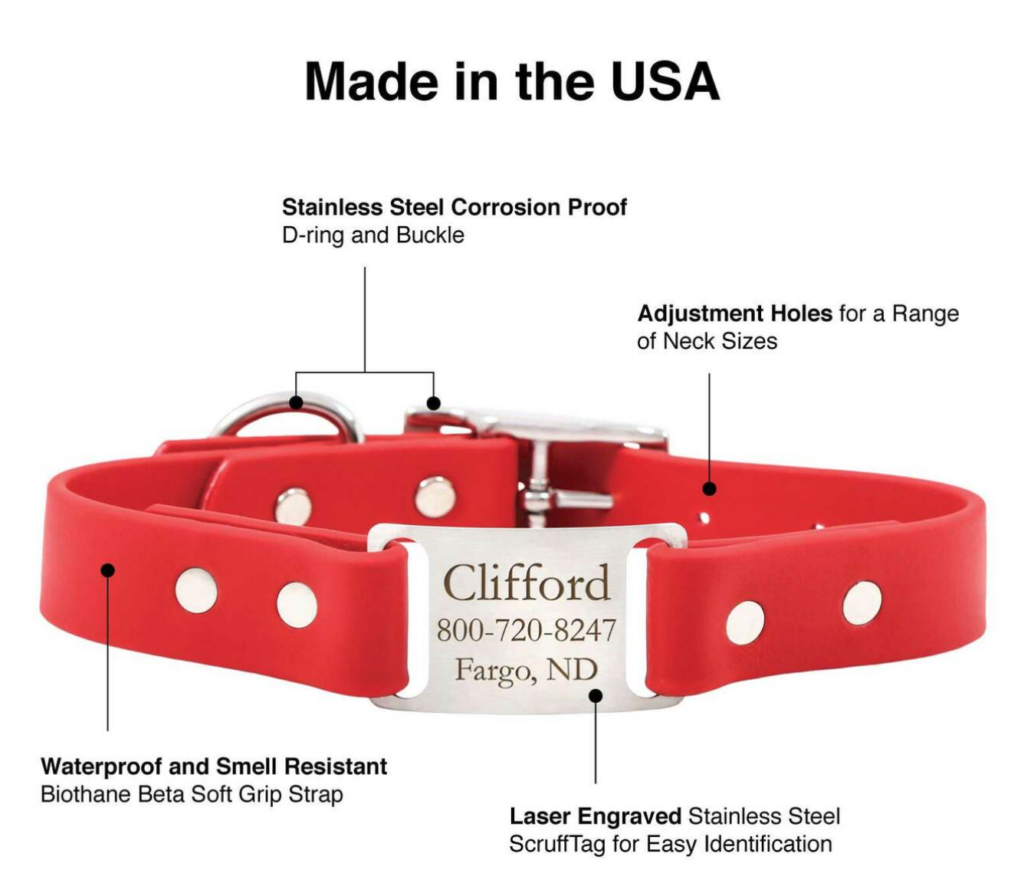 waterproof scrufftag collar