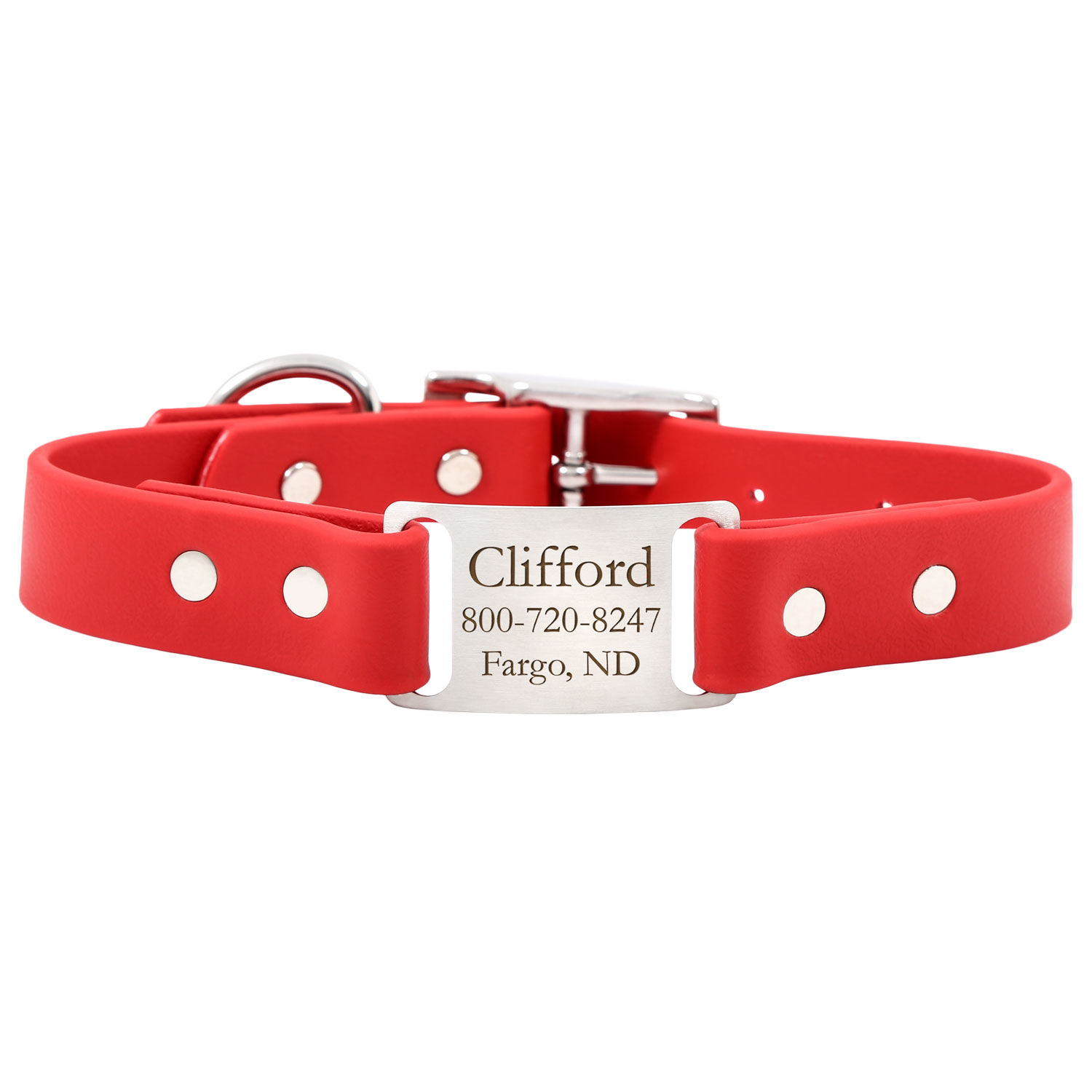 Red ScruffTag Soft Grip Collar